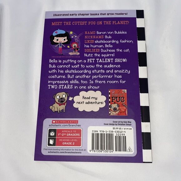 Pixie Tricks Diary Of A Pug Scholastic Grade 2 Book Lot - Picture 4 of 5
